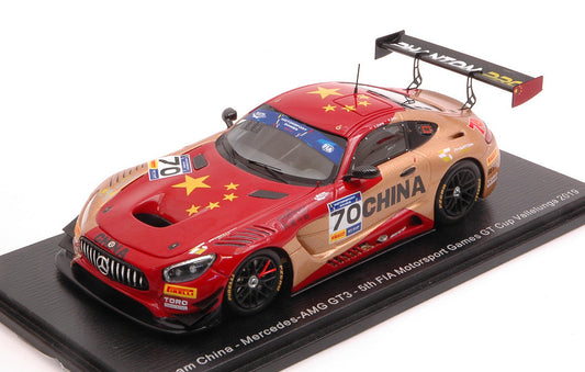 Spark Model - MERCEDES GT3 N.70 FIA GT VALLELUNGA 2019 Y.ZHANG-K-ZANG 1:43 - Cod. S6312