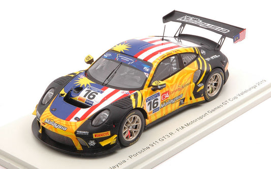 Spark Model - PORSCHE 911 GT3 R N.16 FIA GT VALLELUNGA 2019 A.D'SILVA-W.TAN 1:43 - Cod. S6316