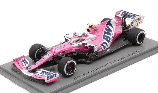 Spark Model - BWT RACING POINT RP20 LANCE STROLL 2020 N.18 BELGIAN GP 1:43 - Cod. S6497