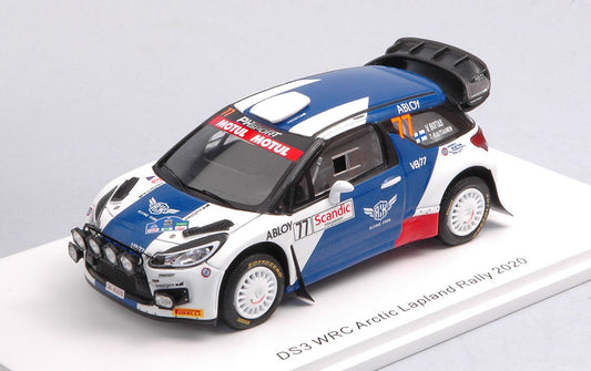 Spark Model - CITROEN DS3 WRC N.77 V.BOTTAS-T.RAUTIAINEN 1:43 - Cod. S6566