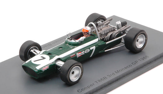 Spark Model - COOPER T86B LUCIEN BIANCHI 1968 N.7 3rd MONACO GP 1:43 - Cod. S6982
