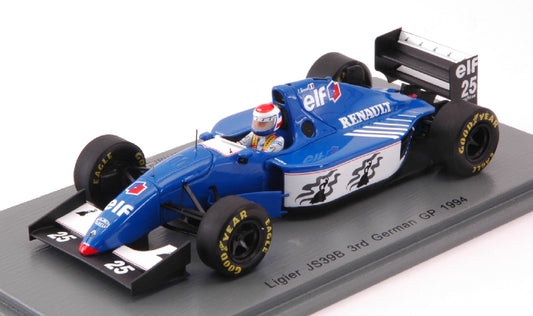 Spark Model - LIGIER JS39B ERIC BERNARD 1994 N.25 3rd GERMAN GP 1:43 - Cod. S7403