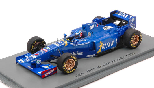 Spark Model - LIGIER JS41 OLIVIER PANIS 1995 N.26 4th CANADIAN GP 1:43 - Cod. S7410