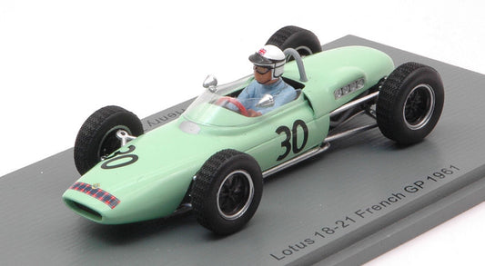 Spark Model - LOTUS 18-21 HENRY TAYLOR 1961 N.30 FRENCH GP 1:43 - Cod. S7445