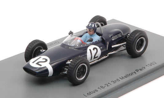 Spark Model - LOTUS 18-21 GRAHAM HILL 1962 N.12 3rd MALLORY PARK 1962 1:43 - Cod. S7455