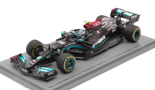 Spark Model - MERCEDES W12 VALTTERI BOTTAS 2021 N.77 3rd BAHRAIN GP 1:43 - Cod. S7661