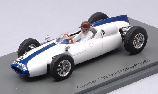 Spark Model - COOPER T53 IAN BURGESS 1961 N.30 GERMAN GP 1:43 - Cod. S8062
