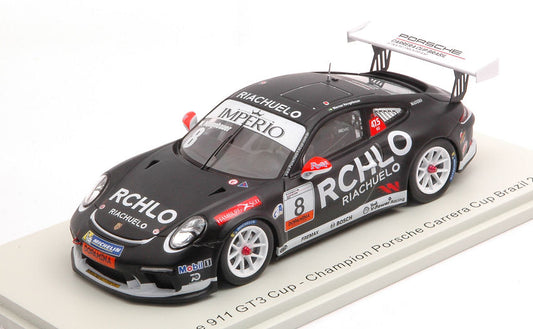 Spark Model - PORSCHE 911 GT3 CUP N.8 CARRERA CUP BRAZIL 2018 W.NEUGEBAUER 1:43 - Cod. S8502