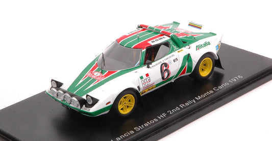 Spark Model - LANCIA STRATOS HF N.6 2nd MONTE CARLO 1976 WALDEGARD-THORSZELIUS 1:43 - Cod. S9083