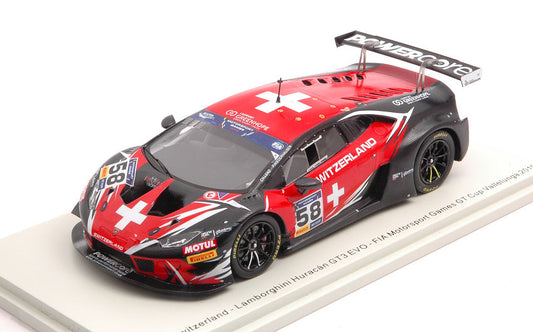 Spark Model - LAMBORGHINI HURACAN GT3 N.58 VALLELUNGA 2019 C.LENZ-P.NIEDERHAUSER 1:43 - Cod. S9609