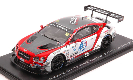 Spark Model - BENTLEY CONTINENTAL GT3 N.18 THAILAND S.SERIES 2018 VUTTHIKORN-KANTAD. - Cod. SA161