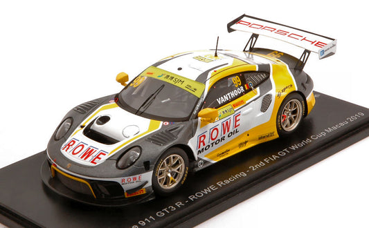 Spark Model - PORSCHE 911 GT3 R N.99 2nd FIA GT WORLD CUP MACAU 2019 L.VANTHOOR 1:43 - Cod. SA210