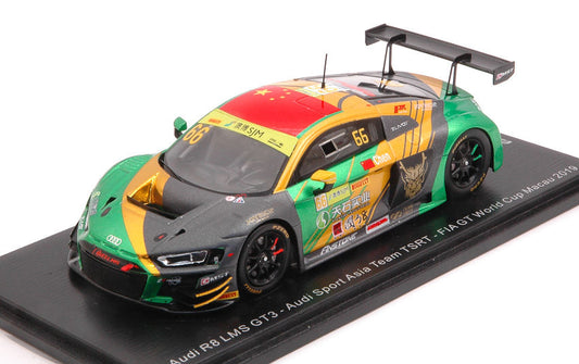 Spark Model - AUDI R8 LMS N.66 FIA GT WORLD CUP MACAU 2019 W.CHEN 1:43 - Cod. SA221