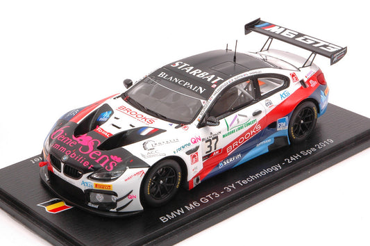 Spark Model - BMW M6 GT3 N.37 24 H SPA 2019 BOURGOIS-VANNELET-BUFFIN-HAEZEBROUCK 1:43 - Cod. SB278