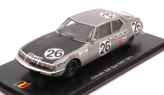 Spark Model - CITROEN SM N.26 24 H SPA 1971 R.DE JAMBINNE-BAGRIT 1:43 - Cod. SB340