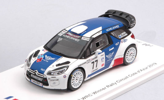 Spark Model - CITROEN DS3 WRC N.77 WINNER R.COTE D'AZUR 2019 V.BOTTAS-M.SALMINEM 1:43 - Cod. SF170