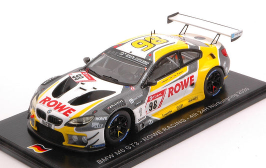 Spark Model - BMW M6 GT3 N.98 4th 24 H NURBURGRING 2020 ENG-WITTMANN-BLOMQVIST 1:43 - Cod. SG683