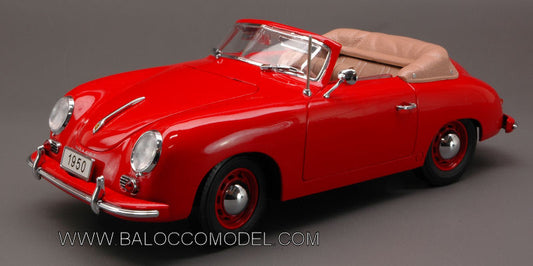 Signature - PORSCHE 356 CABRIO 1950 RED 1:18 - Cod. SIGN38201R