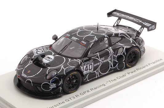 Spark Model - PORSCHE GT3 R GPX RACING N.40 THE CLUB PAUL RICARD PRICARD PRACTICE 1:43 - Cod. SP326