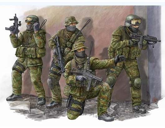 Trumpeter - MODERN GERMAN COMMANDOS KIT 1:35 - Cod. TP0422