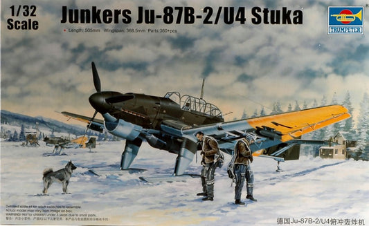 Trumpeter - AEREO JUNKERS JU-87B-2 U4 STUKA KIT 1:32 - Cod. TP3215