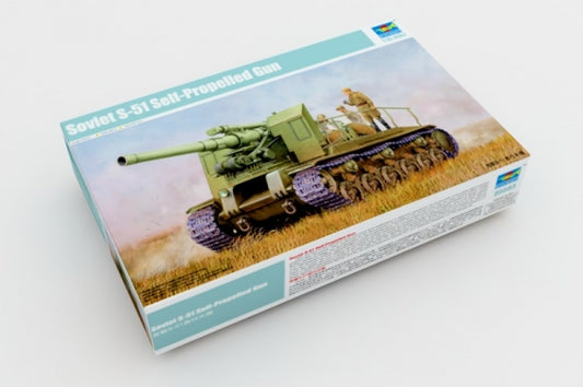 Trumpeter - CARRO SOVIET S-51 SELF PROPELLED GUN KIT 1:35 - Cod. TP5583