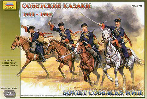 Zvezda - SOVIET COSSACKS WW II KIT 1:35 - Cod. Z3579