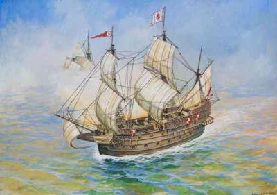 Zvezda - SPANISH SHIP SAN MARTIN KIT 1:350 - Cod. Z6502
