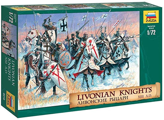 Zvezda - LIVONIAN KNIGHTS KIT 1:72 - Cod. Z8016
