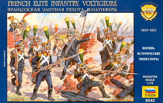 Zvezda - FRENCH VOLTIGEURS ELITE INF.KIT 1:72 - Cod. Z8042