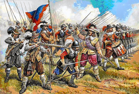 Zvezda - AUSTRIAN MUSKETEERS AND PIKEMEN KIT 1:72 - Cod. Z8061