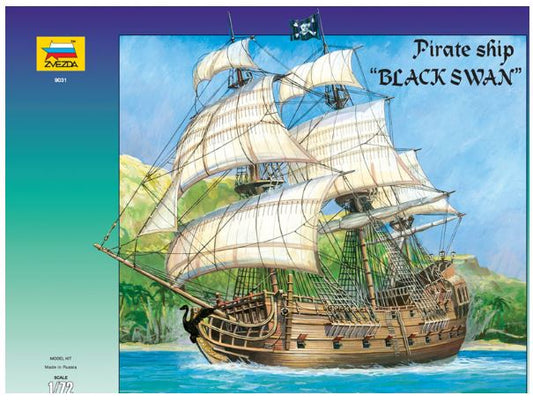 Zvezda - PIRATE SHIP BLACK SWAN KIT 1:72 - Cod. Z9031