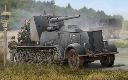 Trumpeter - FLACK 8,8 cm SELBSTFAHRLAFETTE KIT 1:35 - Cod. TP1585