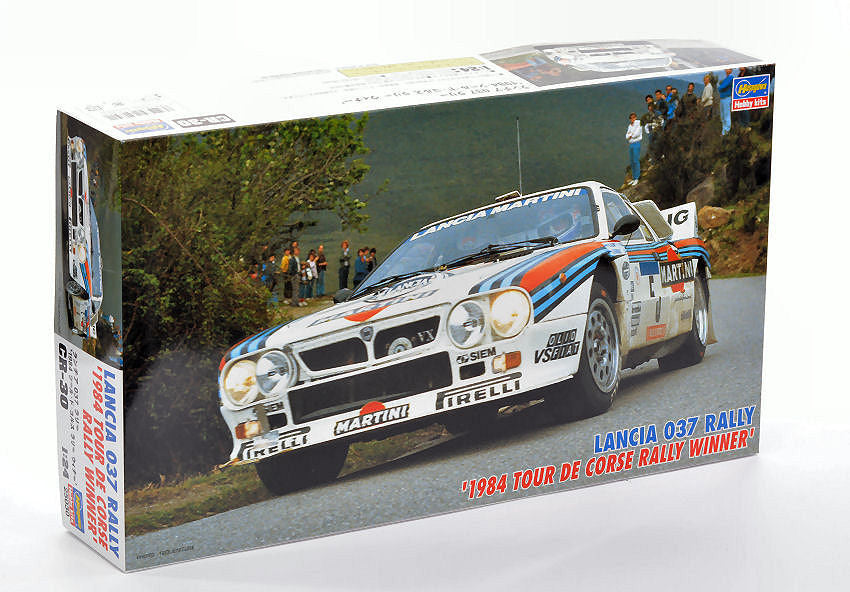 Hasegawa - LANCIA 037 RALLY N.5 WINNER TOUR D.CORSE 1984 M.ALEN-I.KIVIMAKI KIT 1:24 - Cod. HASCR30