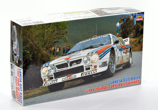 Hasegawa - LANCIA 037 RALLY N.5 WINNER TOUR D.CORSE 1984 M.ALEN-I.KIVIMAKI KIT 1:24 - Cod. HASCR30