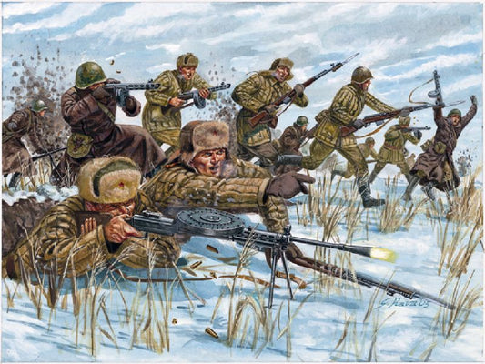 Italeri - RUSSIAN INFANTRY WINTER UNIFORM KIT 1:72 - Cod. IT6069