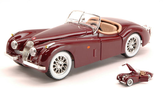 Burago - JAGUAR XK 120 ROADSTER 1951 AMARANT 1:24 - Cod. BU22018AM