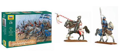 Zvezda - FRENCH KNIGHTS XV A.D. KIT 1:72 - Cod. Z8036
