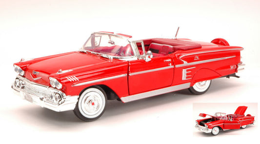 Motormax - CHEVROLET IMPALA 1958 RED 1:24 - Cod. MTM73267R