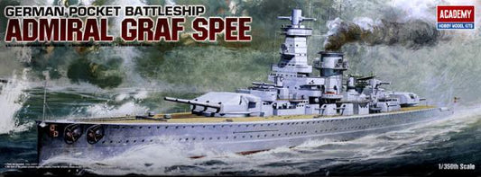 Academy - GERMAN POCKET BATTLESHIP ADMIRAL GRAF SPEE KIT 1:350 - Cod. ACD14103