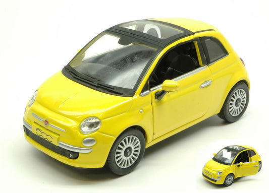 New Ray - FIAT NUOVA 500 2007 YELLOW 1:24 - Cod. NY71013Y