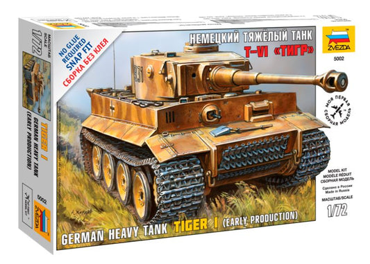 Zvezda - TIGER I EARLY KIT 1:72 - Cod. Z5002