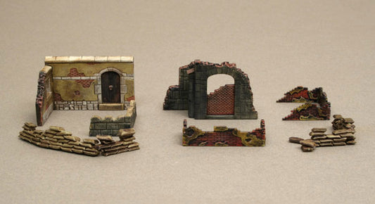 Italeri - MURI E ROVINE WW II KIT 1:72 - Cod. IT6090