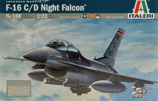 Italeri - F-16 NIGHT FALCON KIT 1:72 - Cod. IT0188