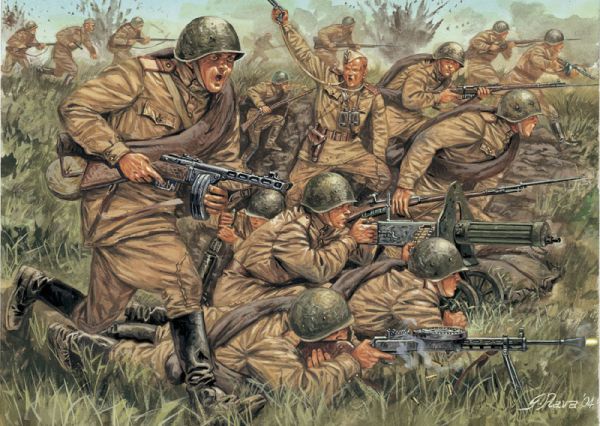 Italeri - WW II RUSSIAN INFANTRY KIT 1:72 - Cod. IT6057