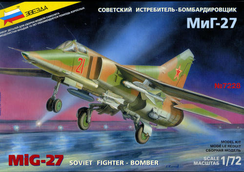 Zvezda - MIG 27 AEREO KIT 1:72 - Cod. Z7228
