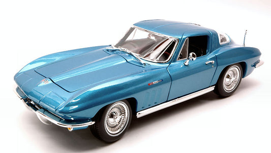 Maisto - CHEVROLET CORVETTE 1965 METALLIC LIGHT BLUE 1:18 - Cod. MI31640BL