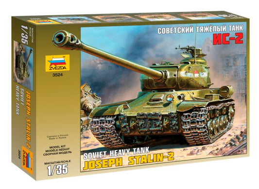 Zvezda - SOVIET HEAVY TANK J.STALIN-2 KIT 1:35 - Cod. Z3524