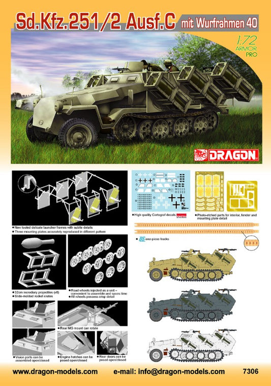 Dragon - SD.KFZ.251 AUSF.KIT 1:72 - Cod. D7306