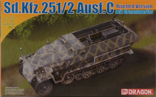 Dragon - SD KFZ 251/2 AUSF.C MORTAR KIT 1:72 - Cod. D7308